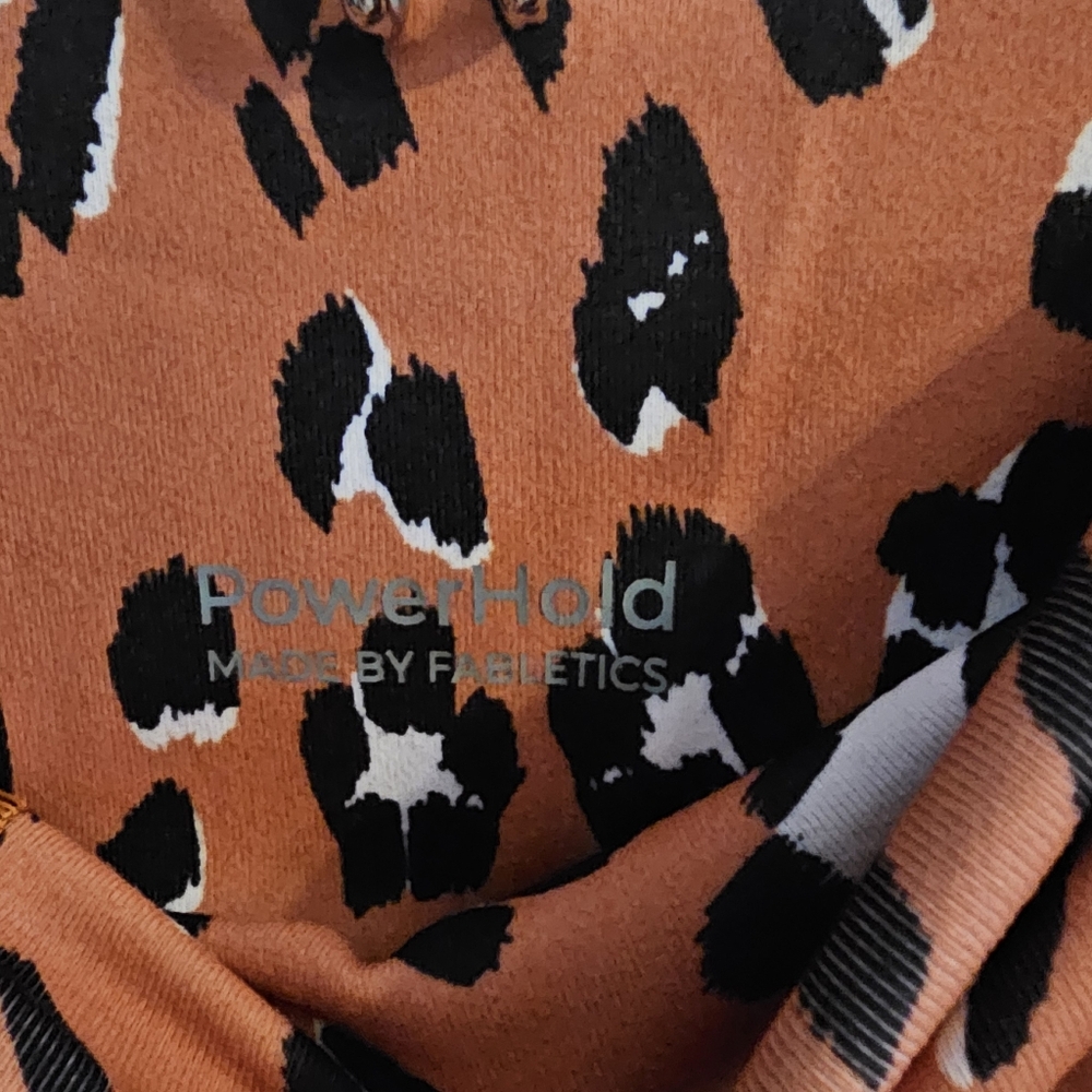 Fabletics Rust Leopard Print High-Waist Leggings - image 3